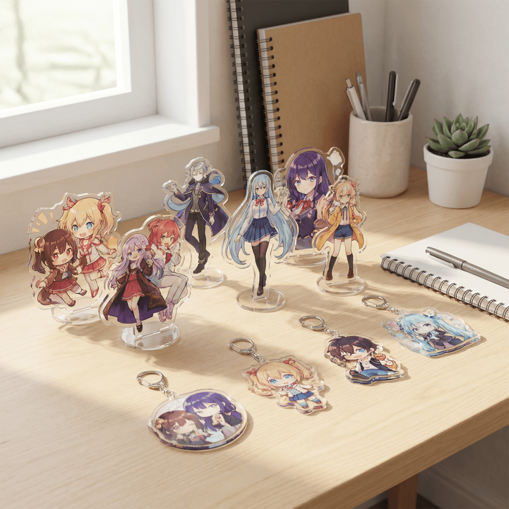 Custom Acrylic & Anime Stationery