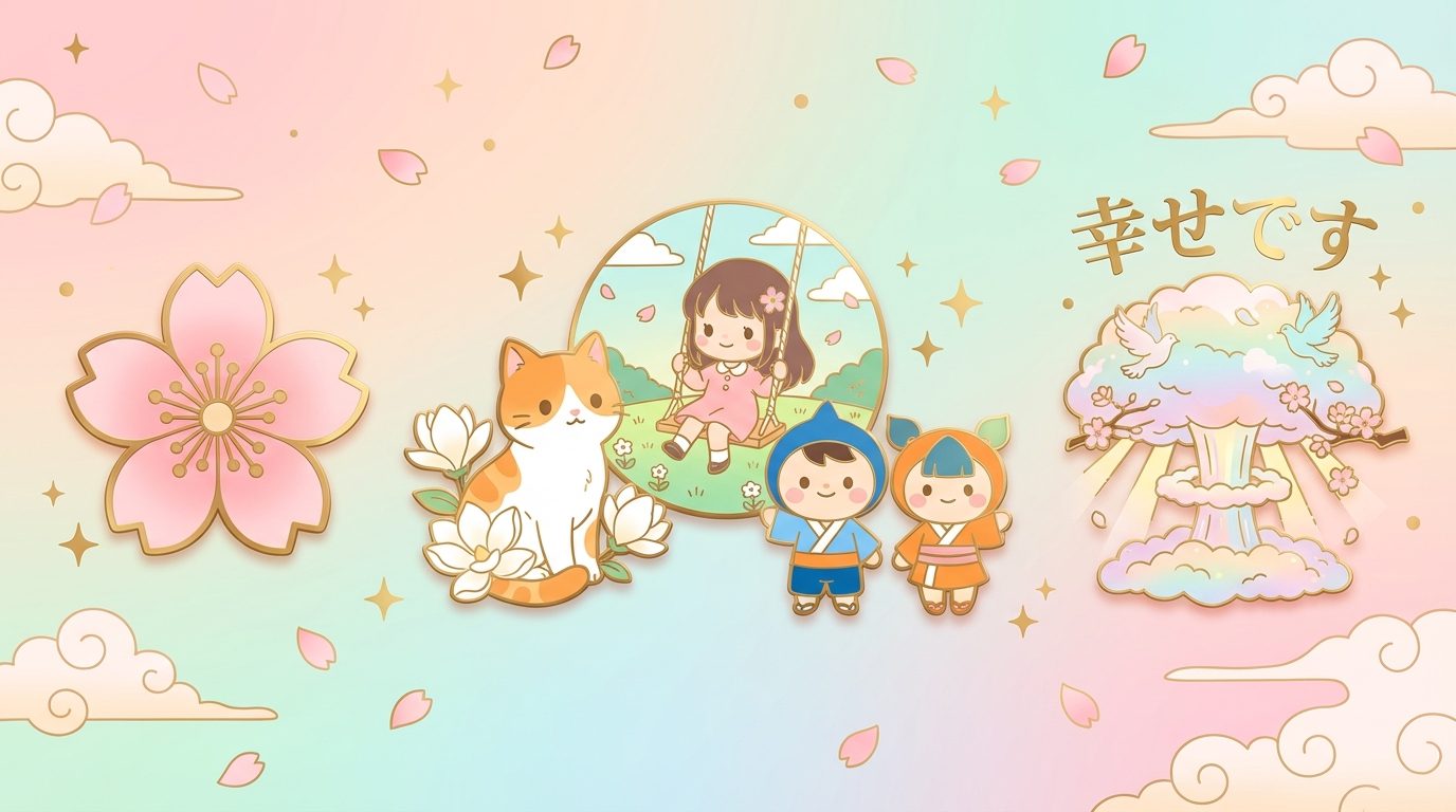 Character goods custom metal pin badge OEM for retail merchandise