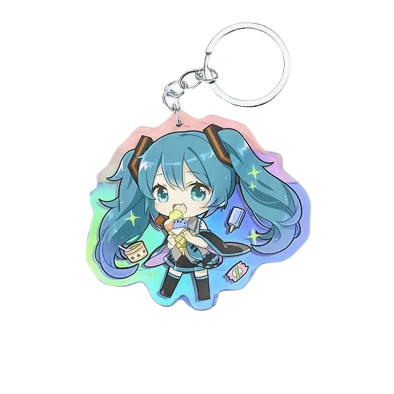 アクリルキーホルダー ホログラム加工 オーロラ加工 中国OEM