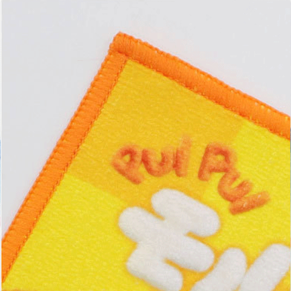 直角ロック オリジナル方巾 中国OEM キャラクタータオル