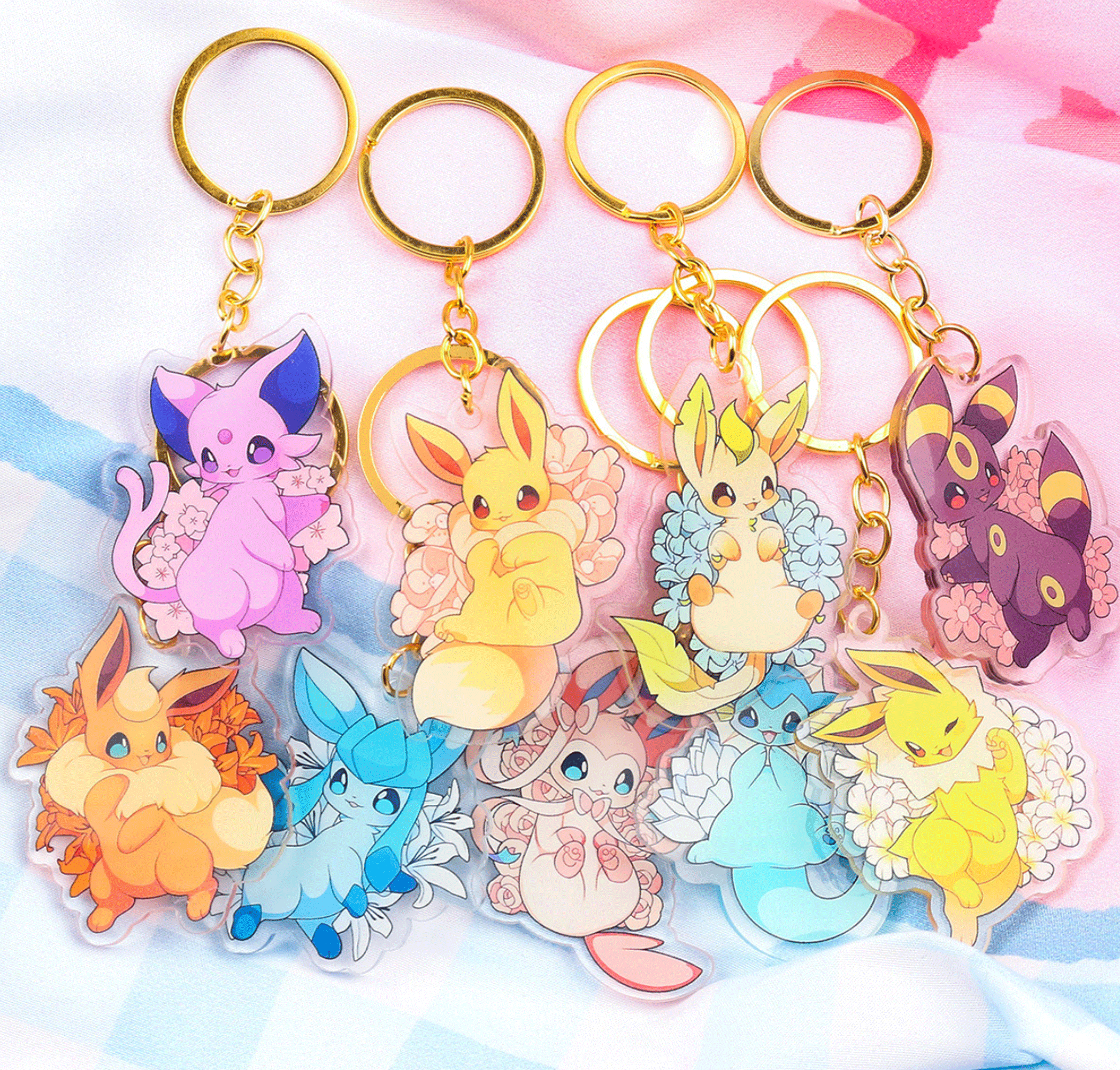 アクリルキーホルダー 中国OEM 実物写真