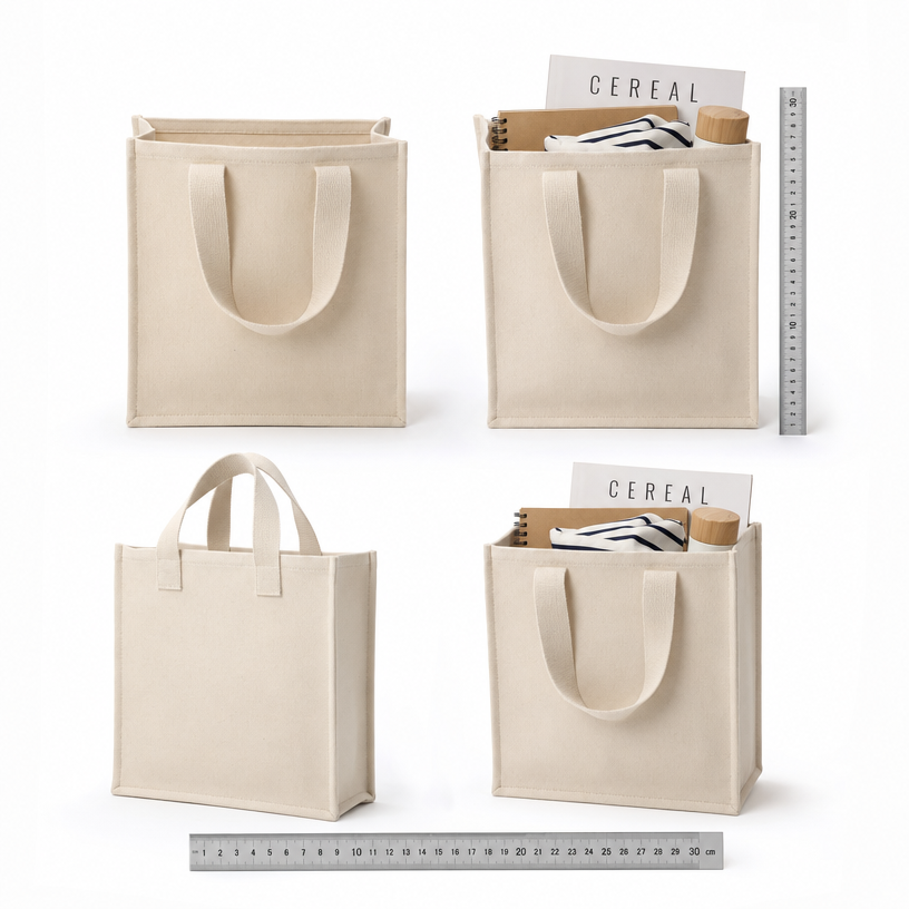 スクエア型（四角）トート - キャンバストートバッグのオリジナル制作・OEM