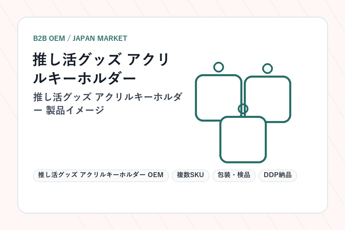 アクリルキーホルダー OEM 製品イメージ