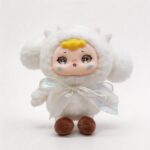 金型(開模)からこだわる完全オリジナル制作。 ソフビ顔+毛絨混合は3,000個~、純ぬいぐるみは500個~対応。