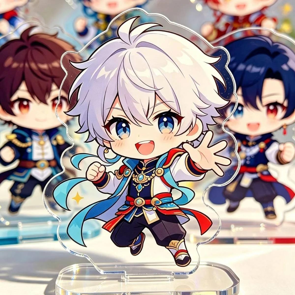 Custom acrylic stand OEM sample for anime character merchandise
