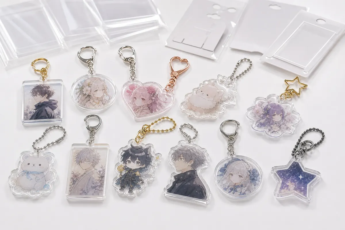 アクリルキーホルダー OEM 製品イメージ