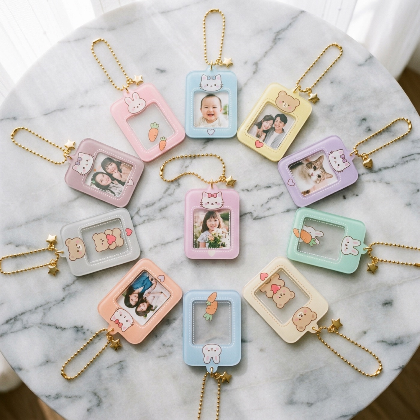 Custom Acrylic Mini Photo Charm OEM - キャラクターグッズ