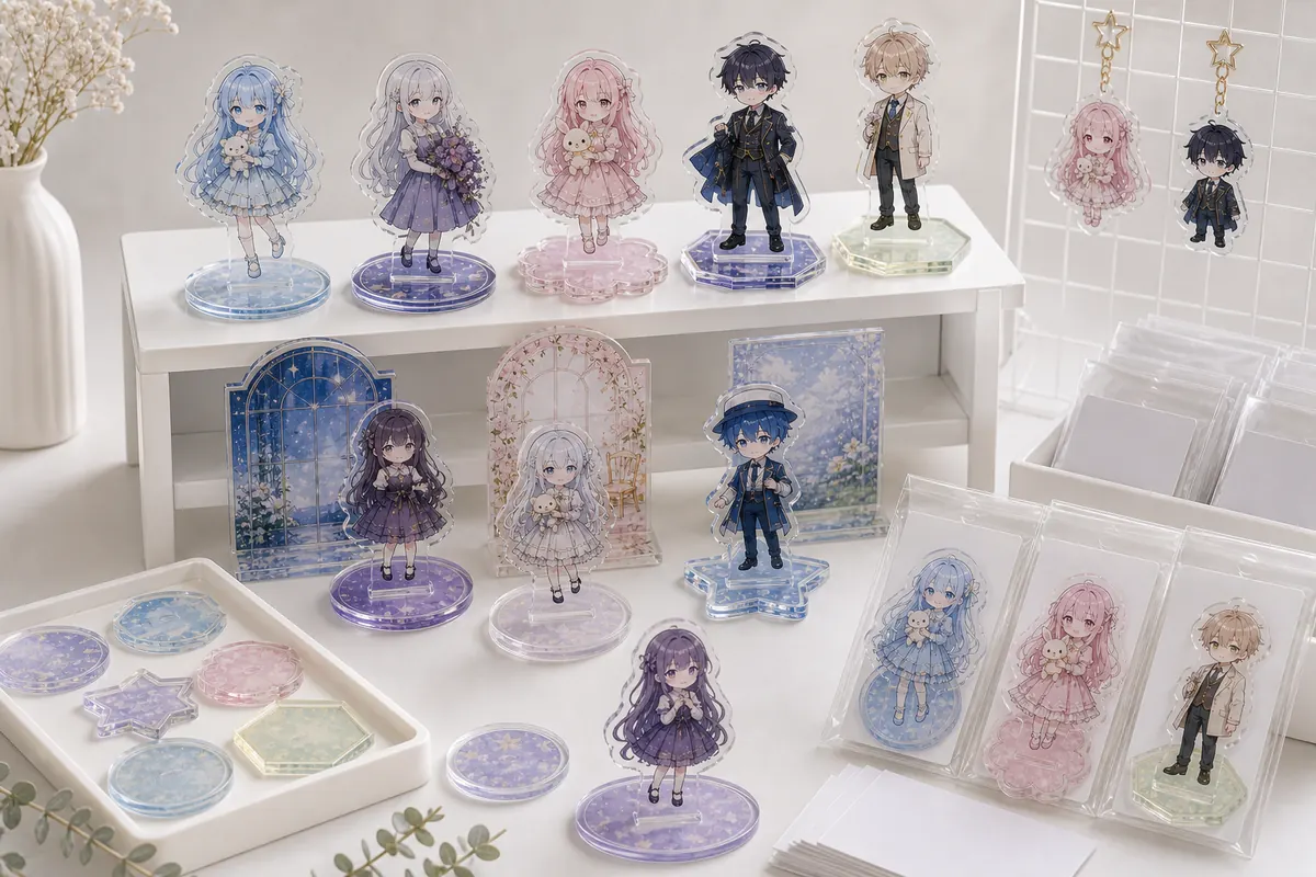 イベント物販 EC販売向けアクリルスタンドOEM