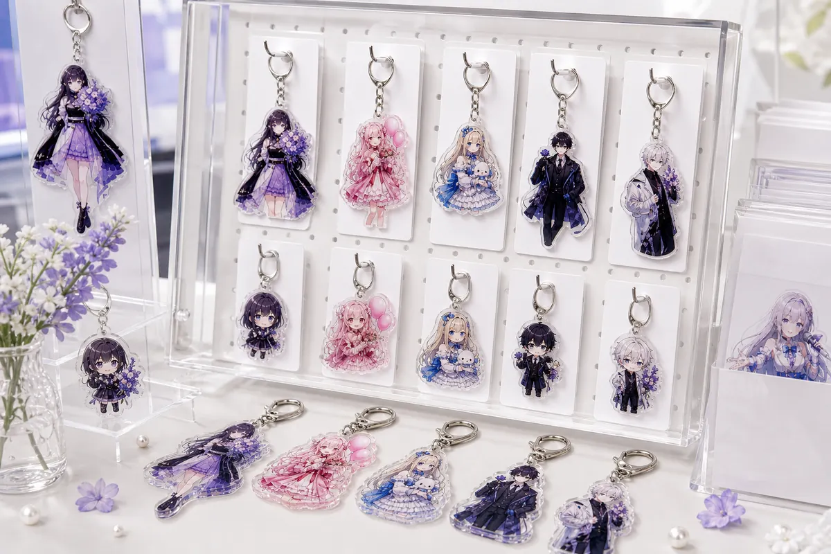 アニメイベント アクリルキーホルダー 製作 イベントとEC販売向け活用