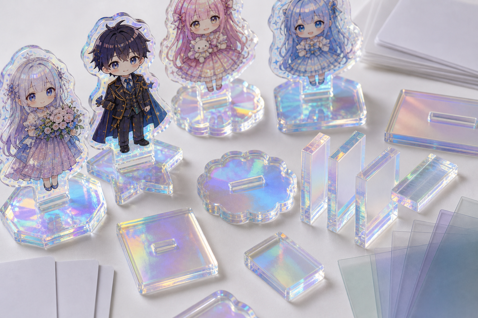 Aurora Acrylic Stand OEM production image 3