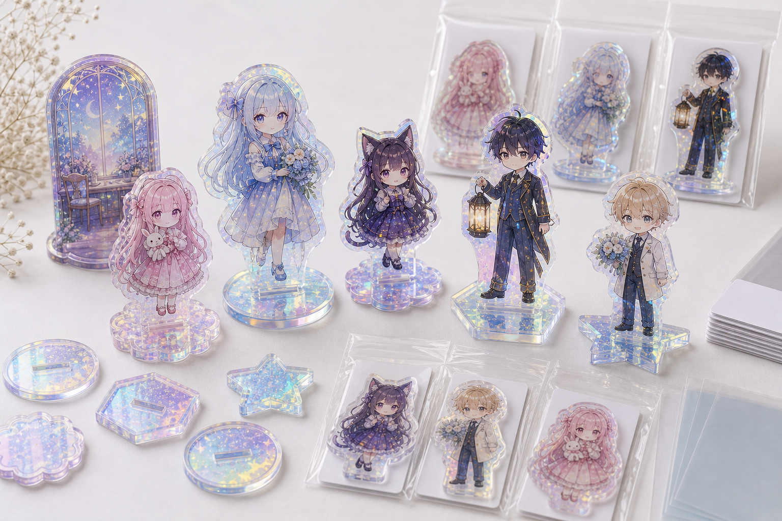 Aurora Acrylic Stand OEM production image 4