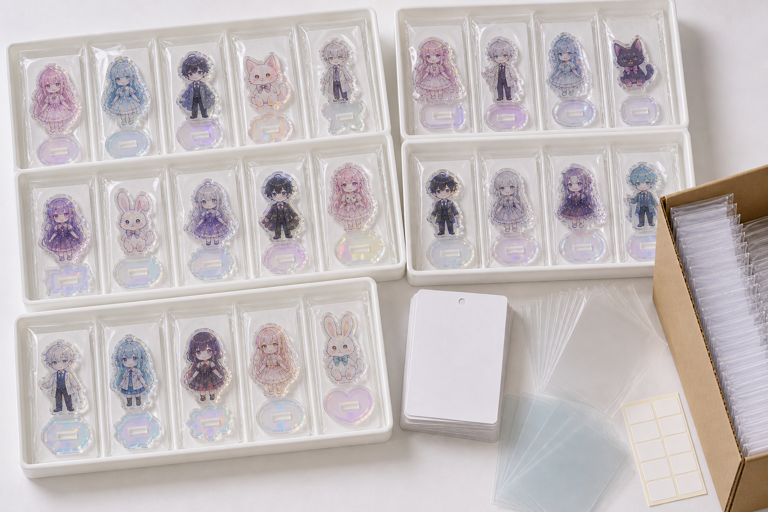 Aurora Acrylic Stand OEM production image 5