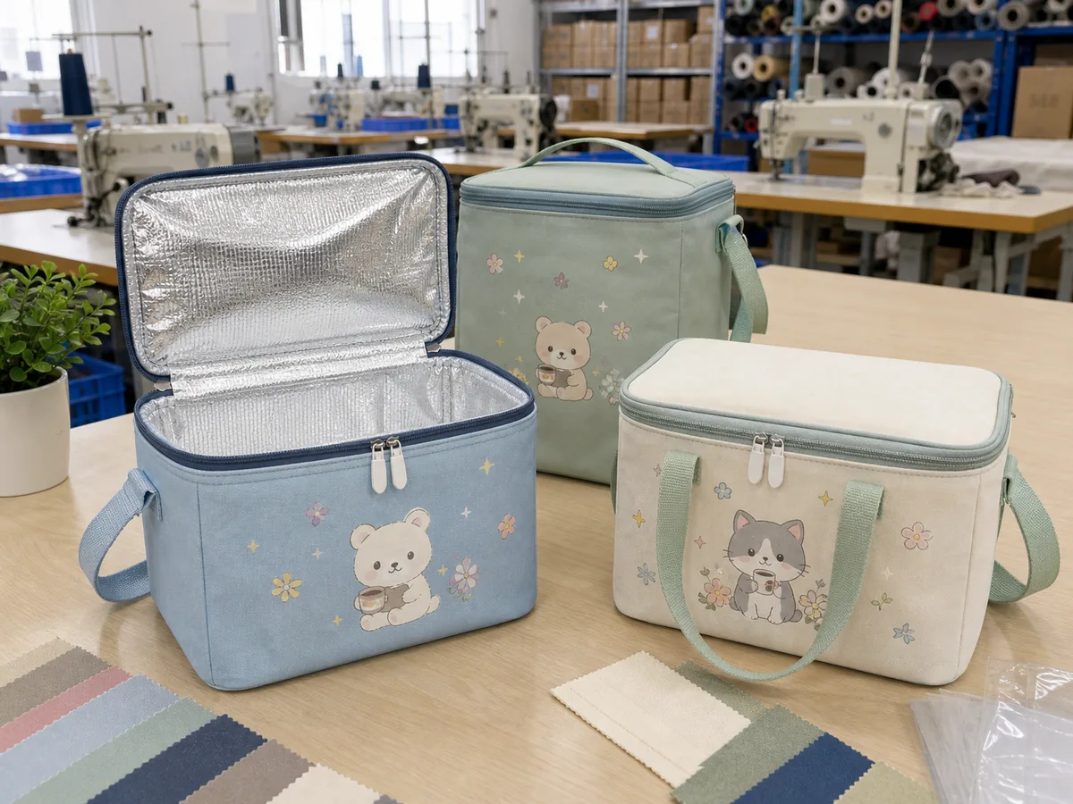Cooler bag OEM production sample