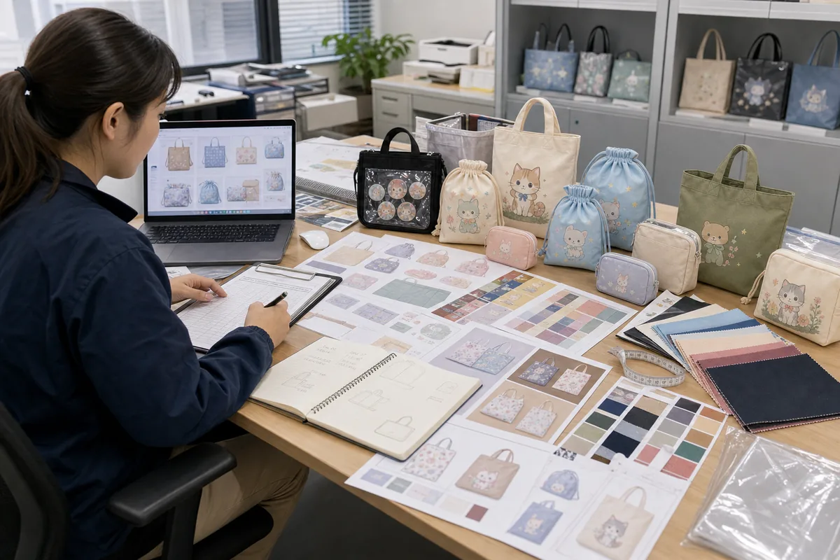 Consultation materials for custom bags and pouches OEM quotation