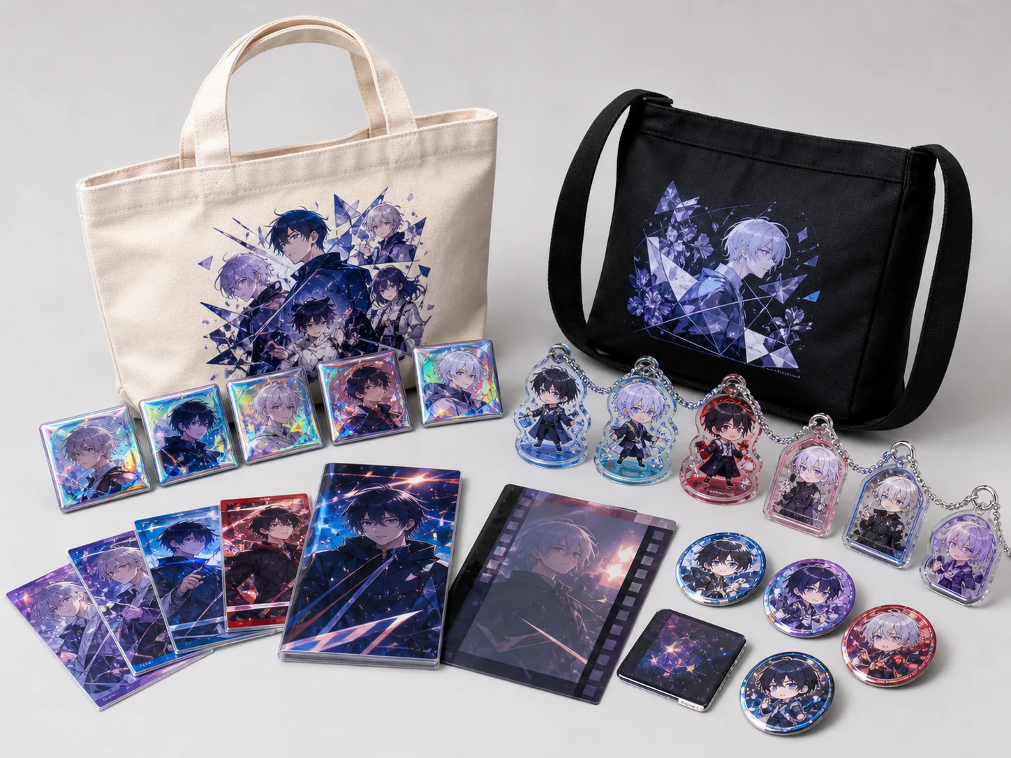 Commemorative acrylic goods and event merchandise production case
