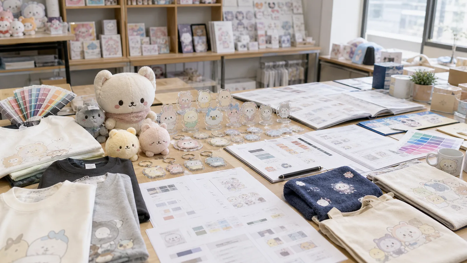 Anime and game goods OEM planning table