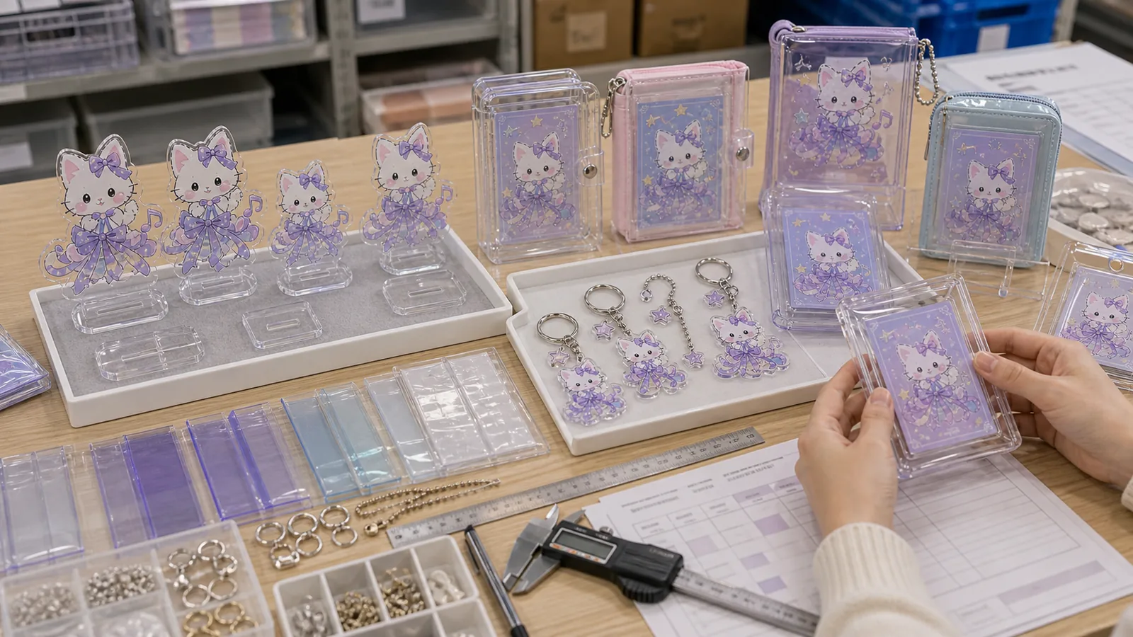 Acrylic stand holder card case and PVC storage sample review