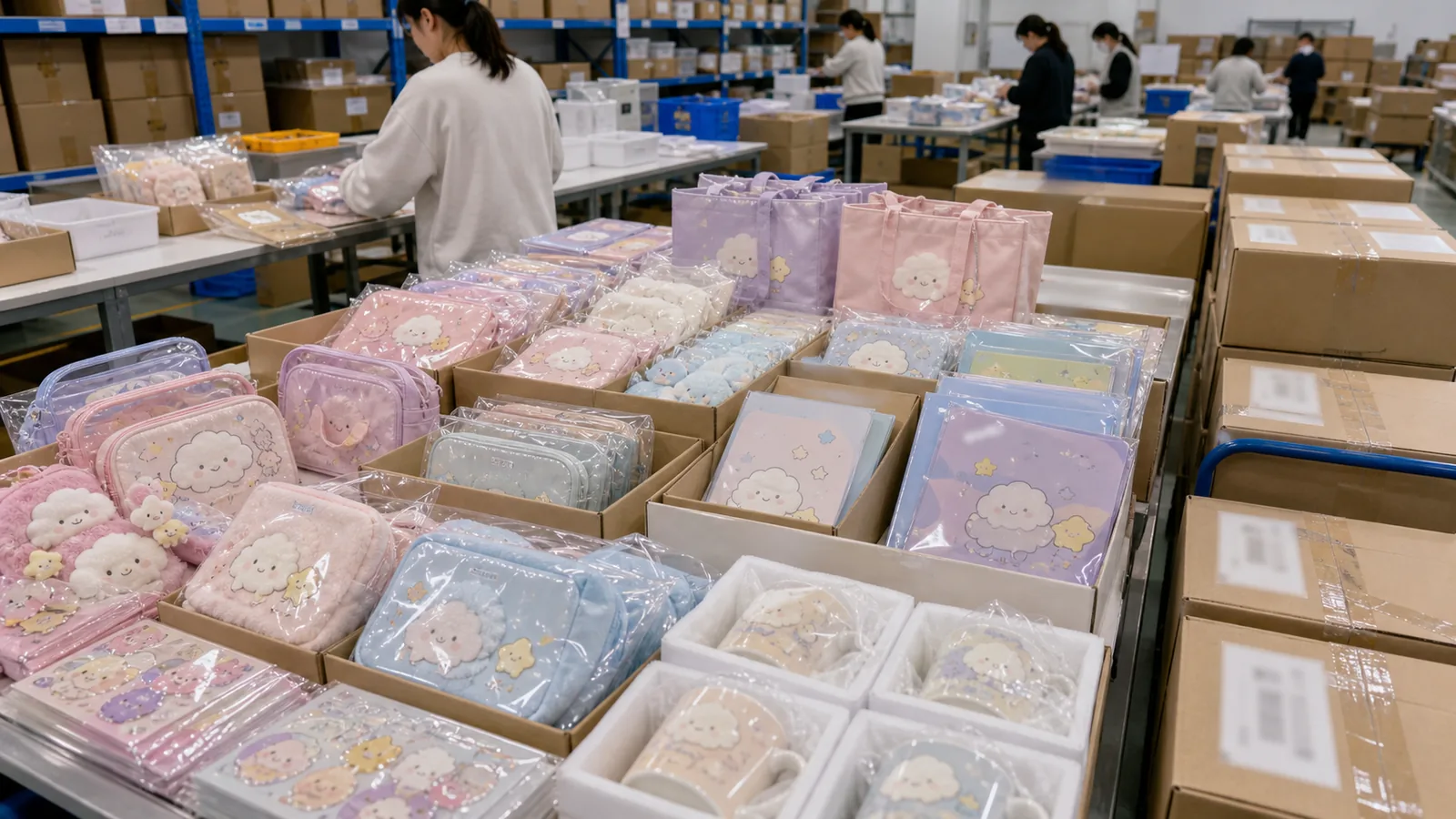 Japan delivery SKU sorting for fancy goods
