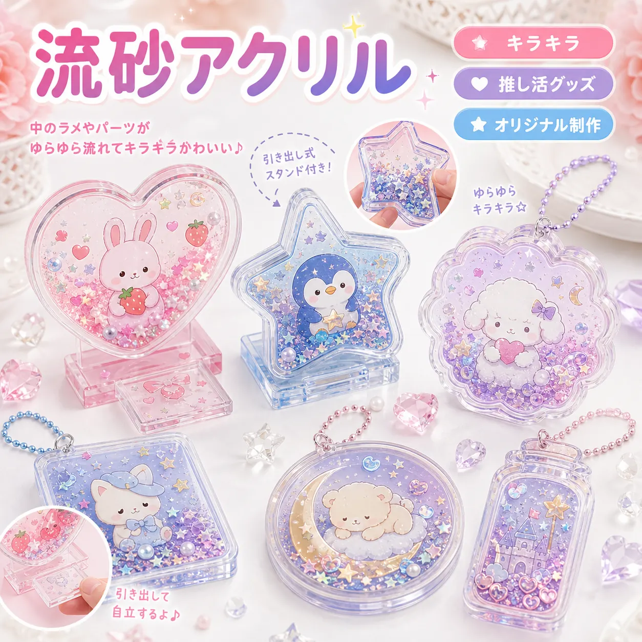 流砂アクリルのOEMカテゴリ画像