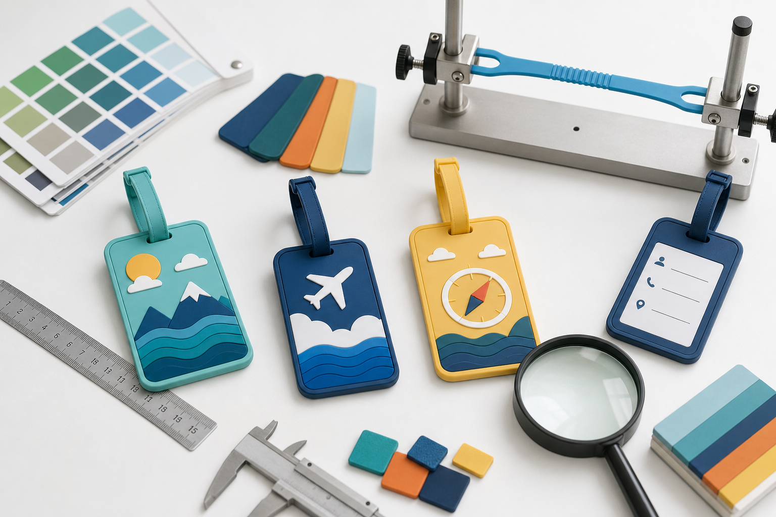 Pre-shipment quality control for custom PVC luggage tags
