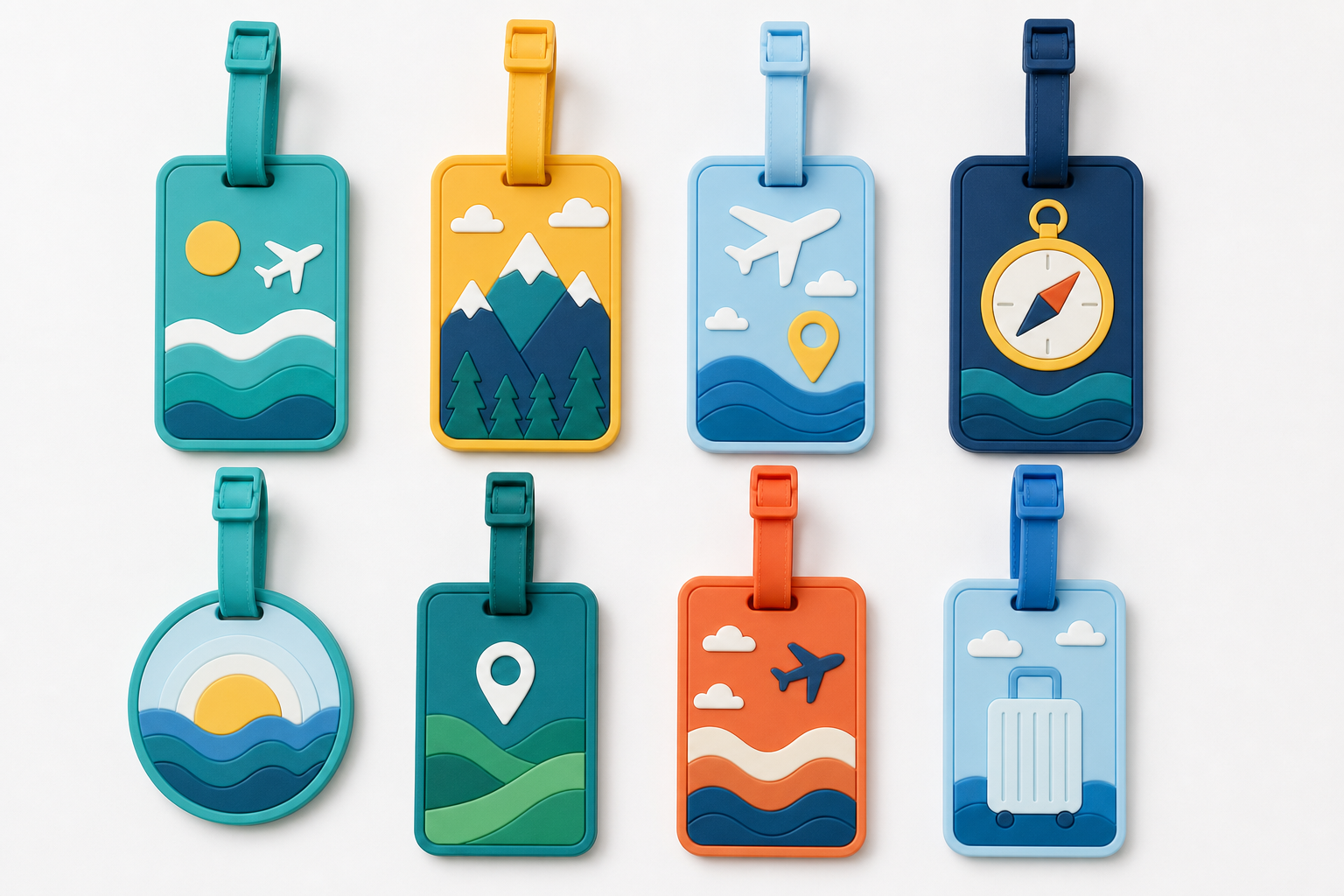 SKU planning for custom PVC luggage tags