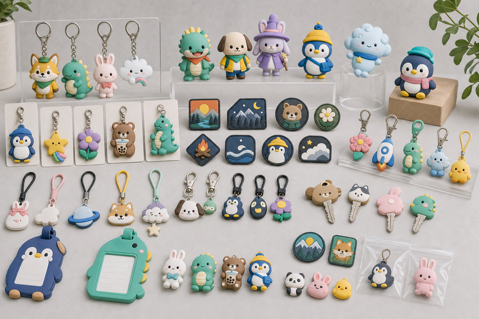 PVCソフビノベルティグッズOEMサンプル