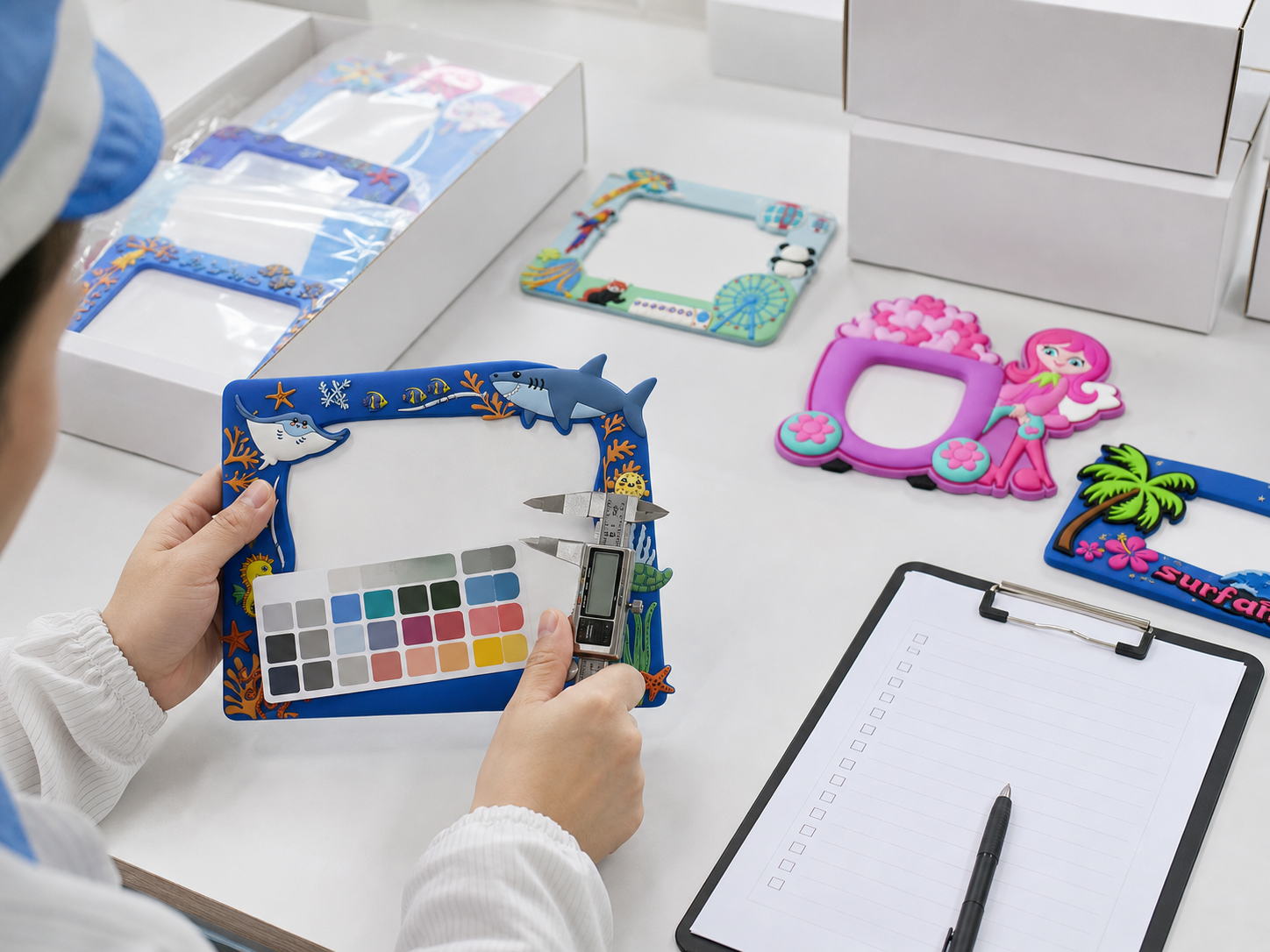 Pre-shipment inspection items for custom PVC photo frames