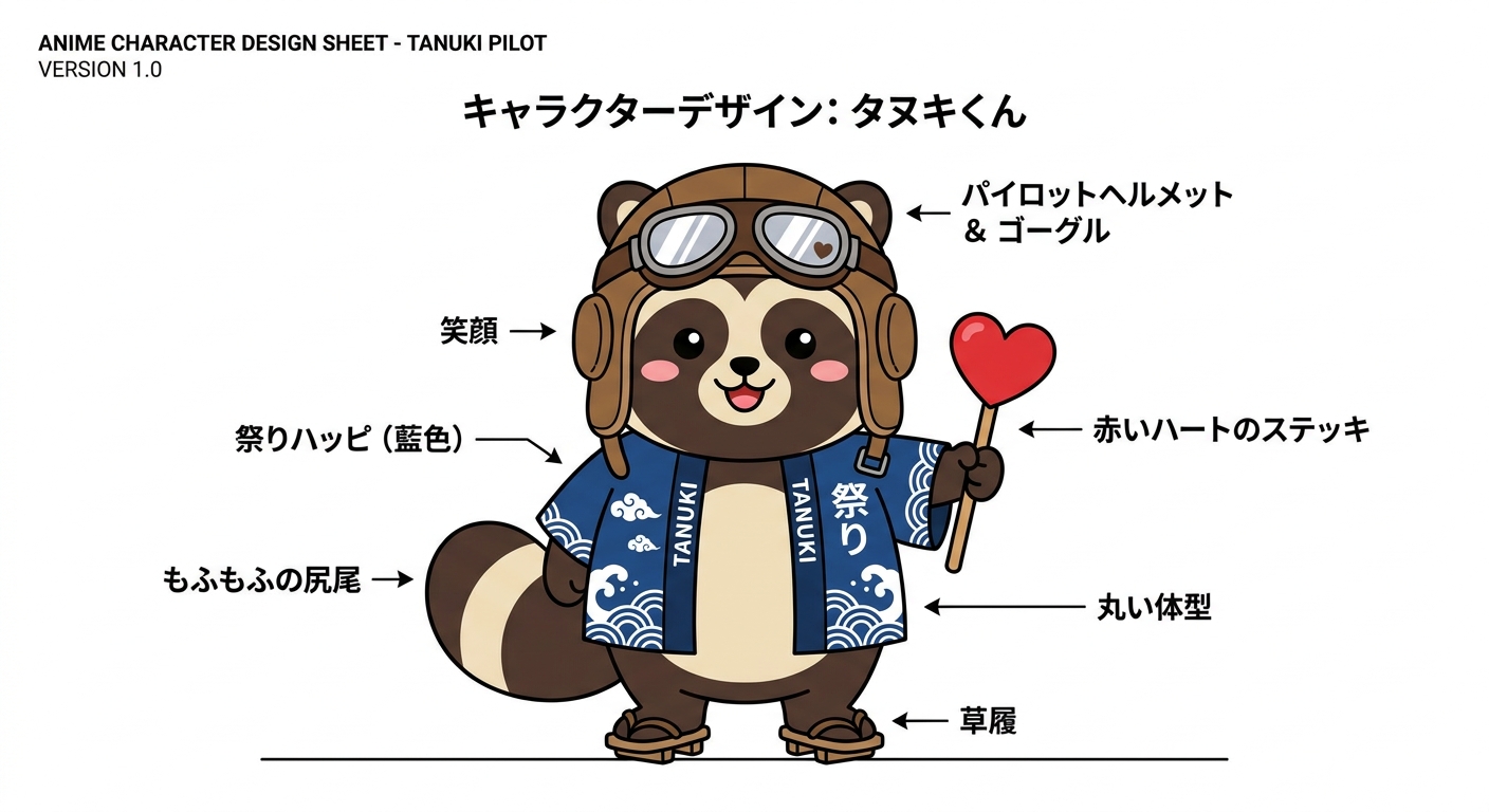 2D artwork for PVC sofubi figure production