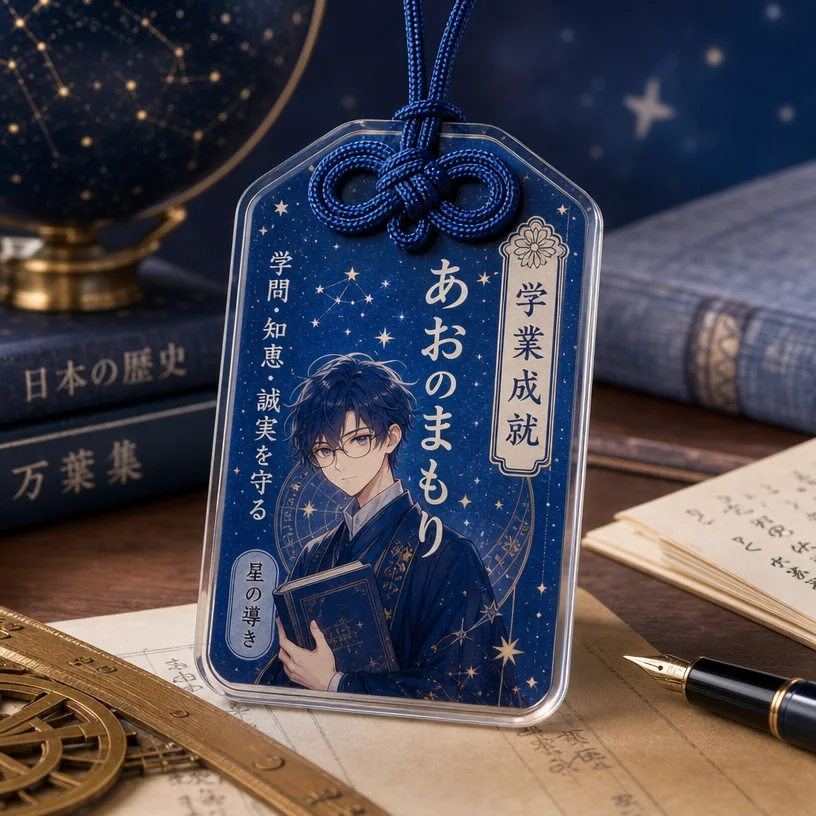 Acrylic Omamori Charm OEM production reference image 2