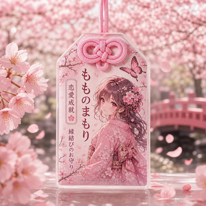 Acrylic Omamori Charm OEM production reference image 3