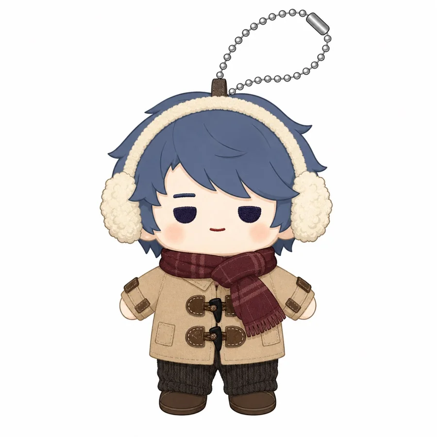 2D design sample for a costumed corporate mascot plush