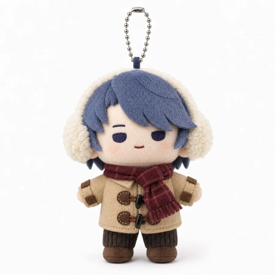 Physical sample for a costumed corporate mascot plush