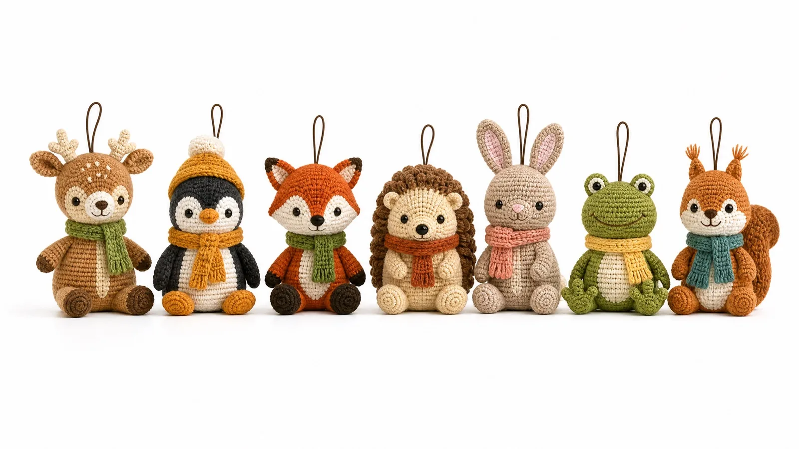 crochet animal plush charms for novelty giveaway programs
