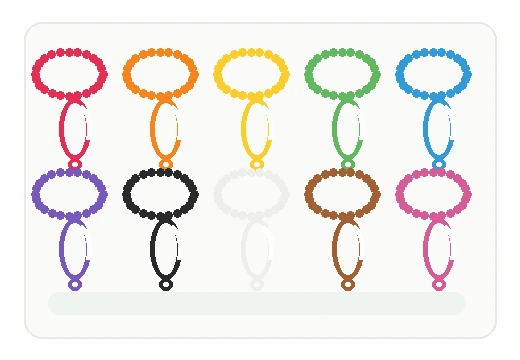 Attachment parts for plush mascots