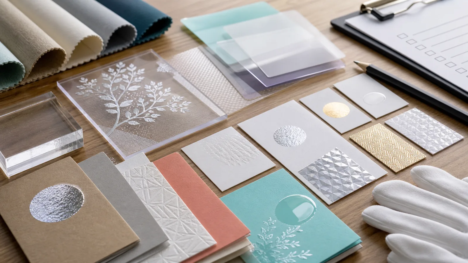 Material, printing, and processing checks for stationery OEM