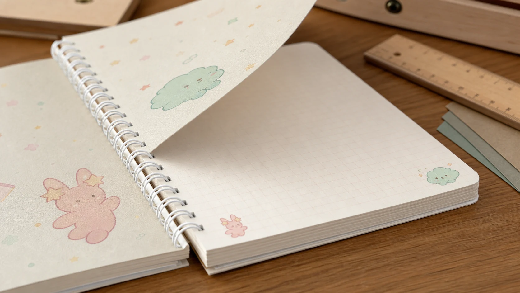 Notebook and memo pad OEM paper and binding check