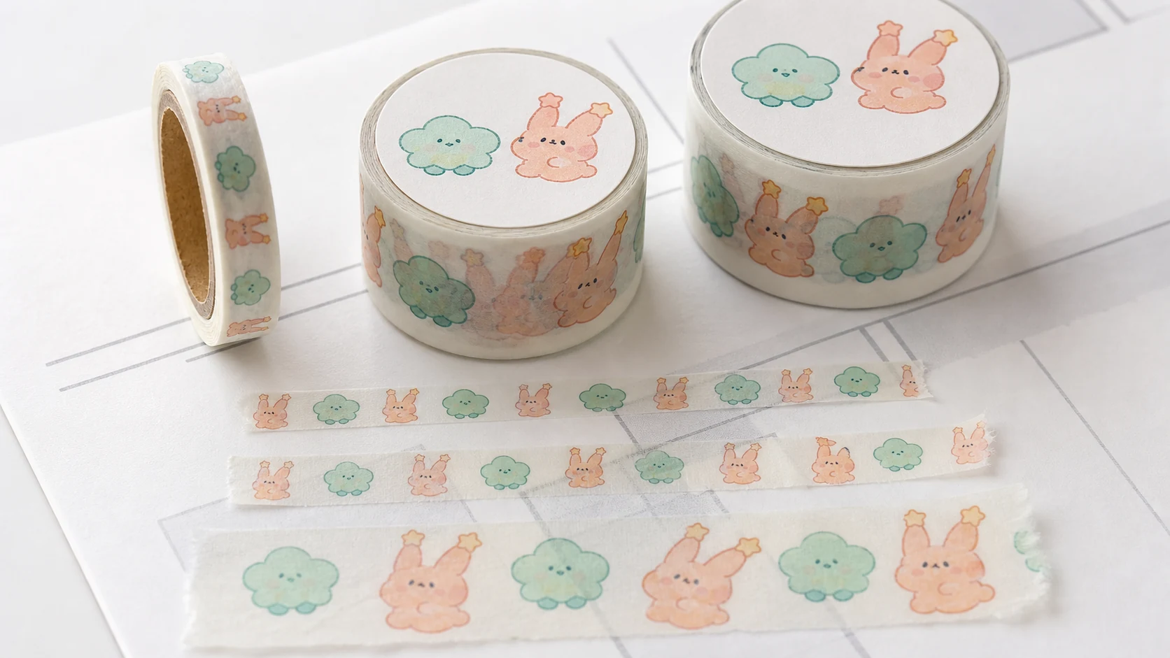 Washi masking tape OEM width and paper texture check