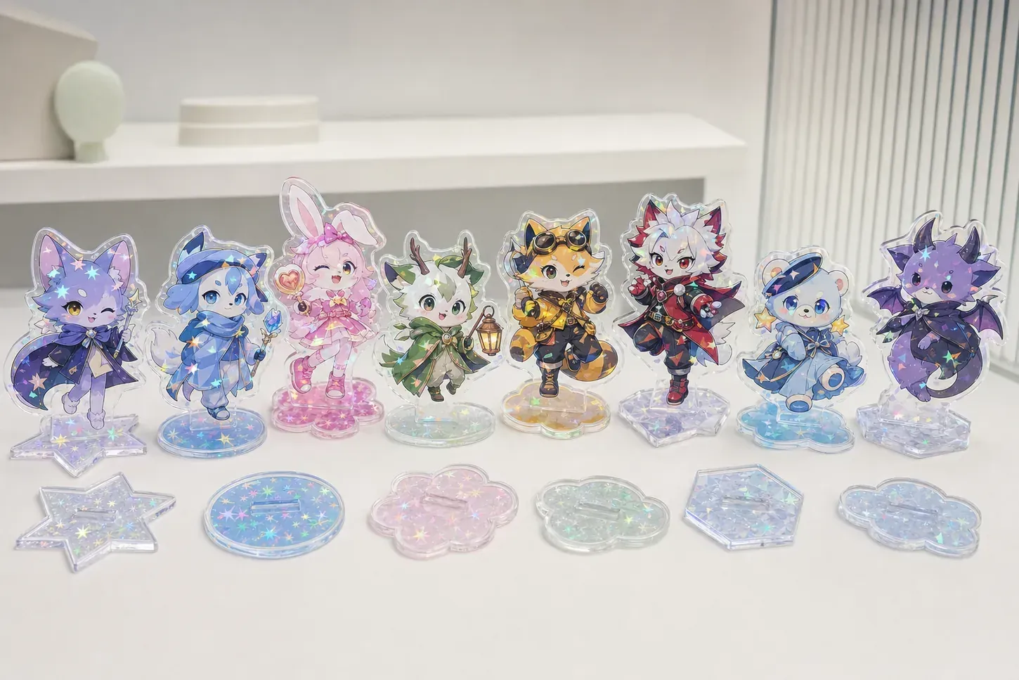 Game merchandise acrylic goods lineup for publishers and studios