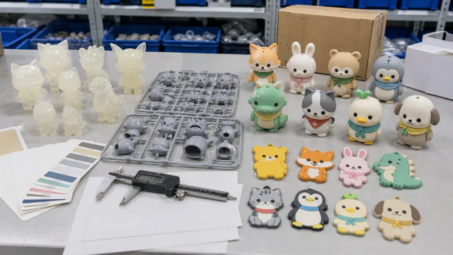 PVCソフビフィギュアOEMの製作例