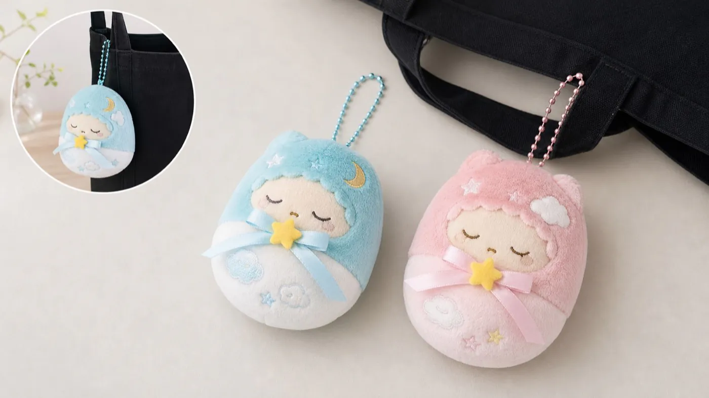 Bag styling plush keychain sample