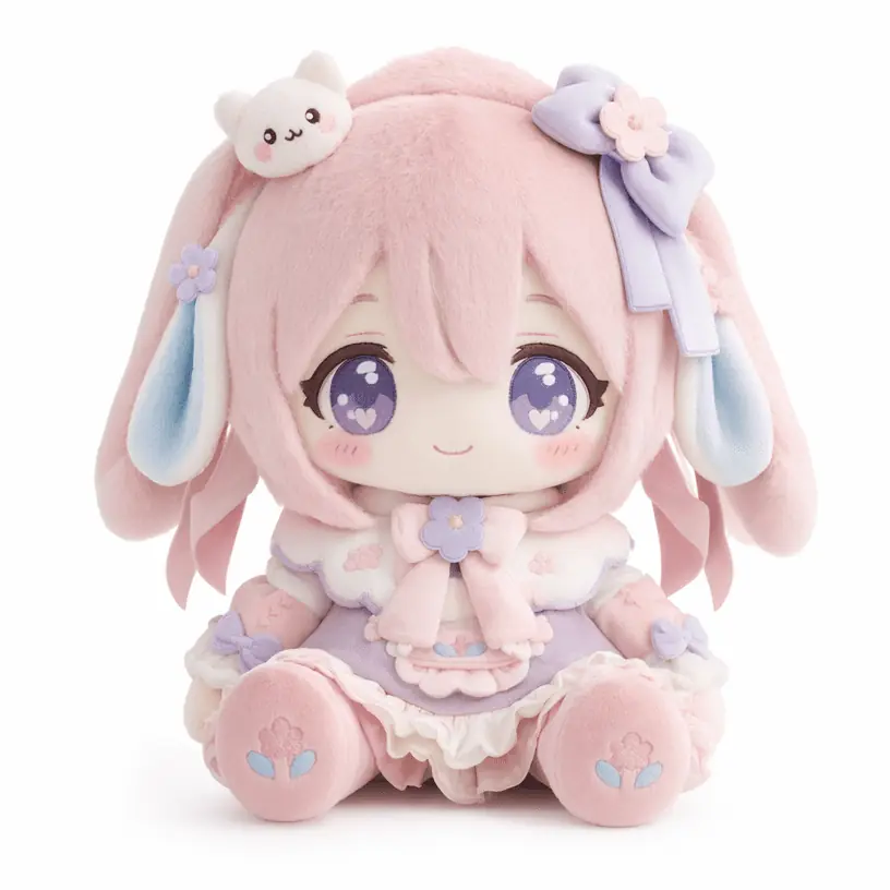 Character plush toy OEM fabric and size samples