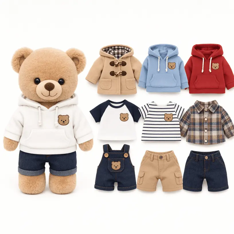 Dress-up plush toy OEM