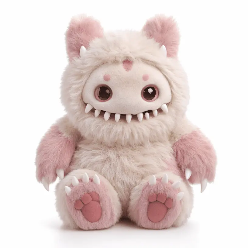 Quirky cute monster-style plush OEM