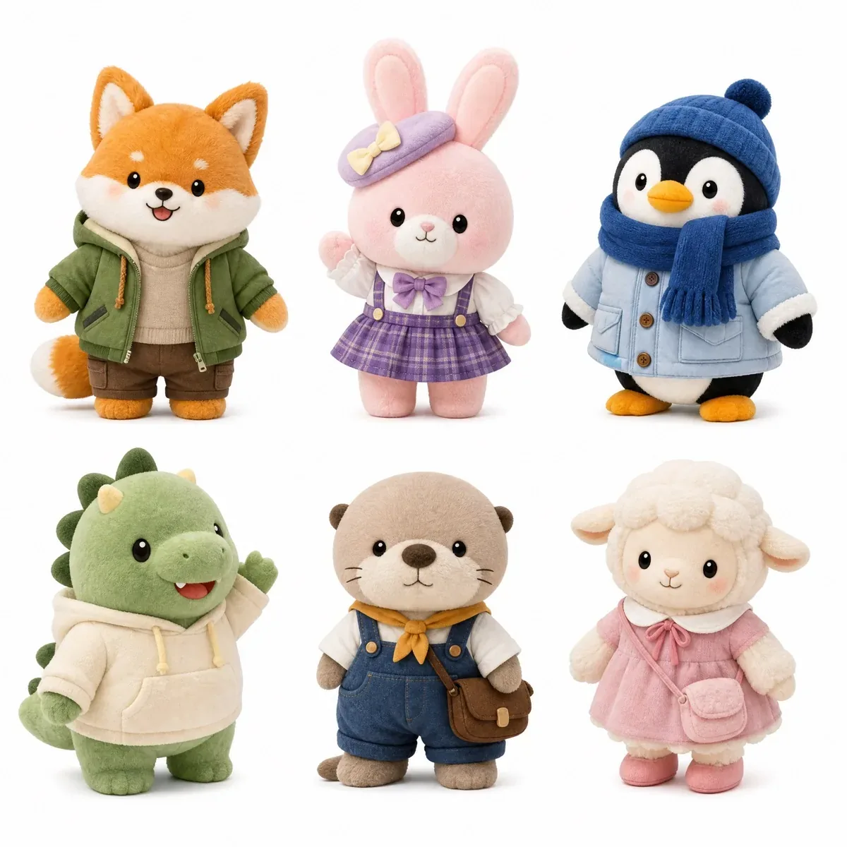 Promotional and novelty plush OEM character lineup