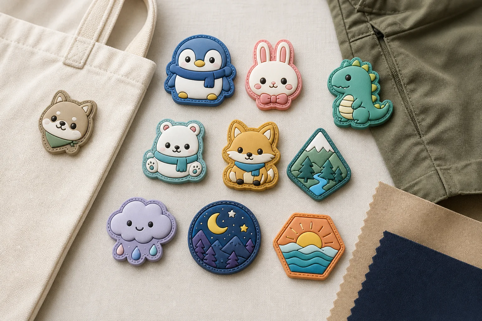 PVCワッペンとイベント向けラバーパッチOEMサンプル
