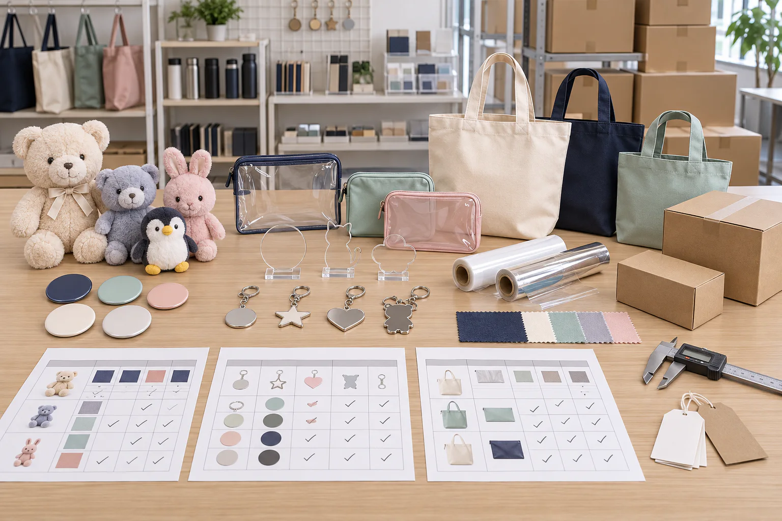 Cross-category merchandise sourcing and specification control for agencies and distributors