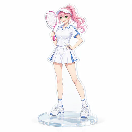 キャラクターを印刷したミニアクリルスタンドの商品例