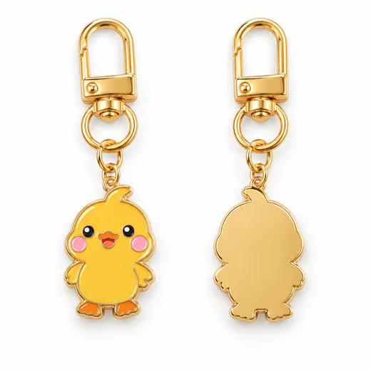Custom metal enamel keychain Metal enamel keychain for a capsule toy assortment