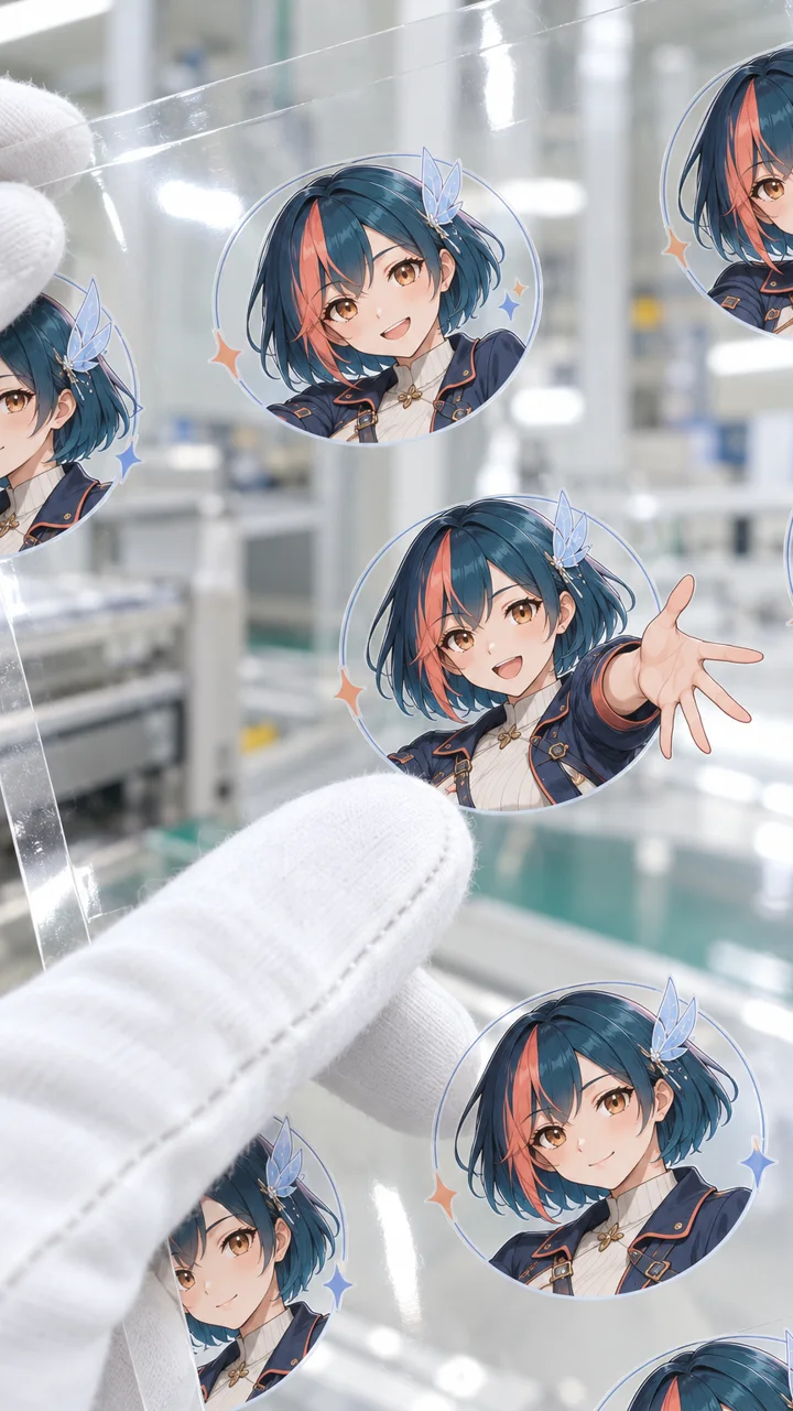 Inspecting physical color proofs for custom button badges