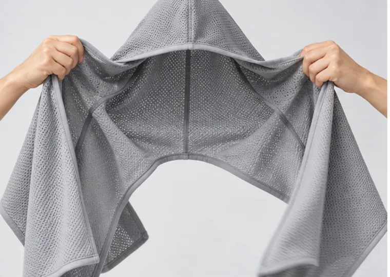 Shake: how to use a hooded cooling towel